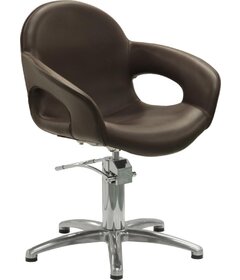 Sibel CAPRICIOUS kadernícka stolička hnedá, krížová podstava