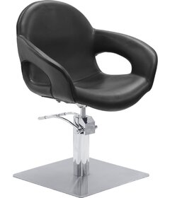 Sibel CAPRICIOUS kadernícka stolička čierna, štvorcová podstava