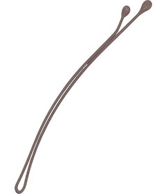 Sibel Best Grips 12 buc. agrafe de păr drepte 50mm, maro