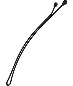 Sibel Best Grips 12 buc. agrafe de păr drepte 50mm, negre