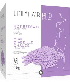 Sibel Hot Beeswax Lavender ceară de epilat 1000g, pentru toate tipurile de piele