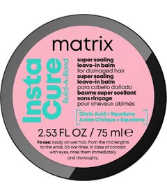 Cremă fără clătire Matrix Instacure Build-A-Bond pentru păr deteriorat 75 ml