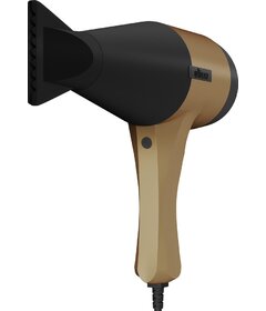 Ultron Notus Deluxe fén na vlasy, čierno-zlatý