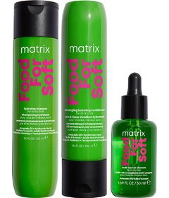 Matrix Food For Soft Set șampon 300 ml + balsam 300 ml + ulei 50 ml