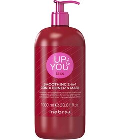 Inebrya Up To You Liss 2v1 balsam și mască anti-frizz 1000ml