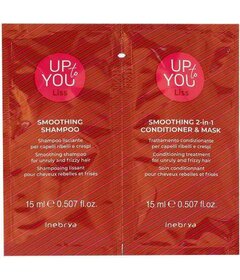 Inebrya Up To You Liss șampon 15ml + 2in1 balsam și mască 15ml