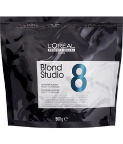 L'Oréal Professionnel Blond Studio 8 pudră decolorantă 500g, refill