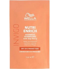 Șampon Wella Professionals Invigo Nutri Enrich cu efect hrănitor profund pentru păr uscat, 15 ml