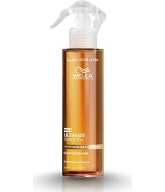 Ser de netezire a părului Wella Professionals Ultimate Smooth Glass Liquid Layer fără clătire 185 ml