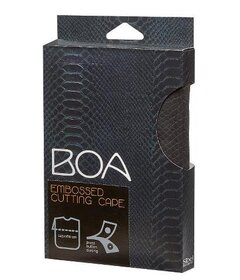 Sibel BOA pelerină coafor cu capse, negru