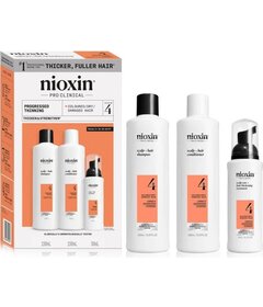 Nioxin System 4 Trial Kit pentru păr vopsit, rar, cu tendință de subțiere