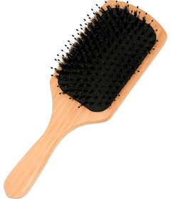 My-She Scalpaddle Wood perie de masaj pentru păr