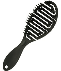 My-She WeaveVent Black perie pentru uscarea părului