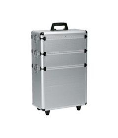 Sibel MODULAR Alu kufrík s kolieskami 43x22x65cm, strieborný