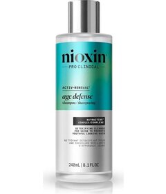 Nioxin Age Defense șampon detoxifiant pentru curățare pentru păr uscat și îmbătrânit 240ml