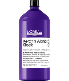 L'Oréal Professionnel Keratin Alpha Sleek șampon de netezire anti-frizz 1500ml