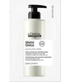 L'Oréal Professionnel Metal Detox Pre-șampon pentru păr vopsit și deteriorat 15ml