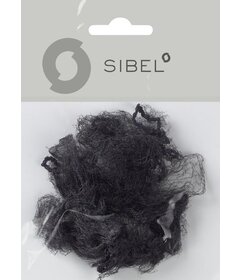 Sibel Hair Nets 2ks plasă pentru păr, negru