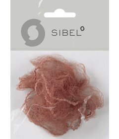 Sibel Hair Nets 2ks plasă pentru păr, castaniu
