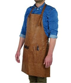 Barburys șorț MASCUL 80x65cm, piele ecologică maro