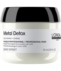 L'Oréal Professionnel Metal Detox mască nutritivă intensă pentru păr vopsit și deteriorat 75ml