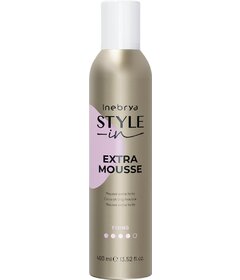 Inebrya Style-In Extra Mousse spumă de păr cu fixare extra puternică 400ml