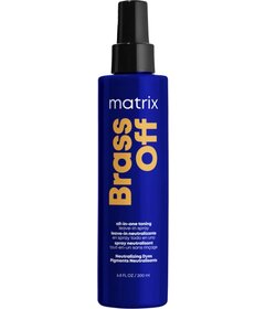 Spray Matrix Brass Off albastru pentru neutralizarea tonurilor portocalii 200 ml