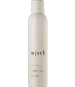 Mjuuk Shield & Shape spray fixativ cu protecție termică pentru păr 250ml
