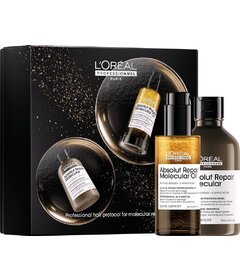 L'Oréal Professionnel Absolut Repair Molecular Duo set cadou pentru păr deteriorat