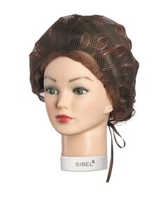 Sibel LUXE plasă de păr pentru noapte, maro