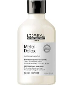 Șampon de curățare L'Oréal Professionnel Metal Detox pentru păr vopsit și deteriorat, 300 ml