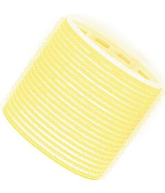 6 buc. bigudiuri Velcro 66mm, galbene