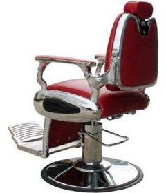 Scaun frizer ARROW, roșu