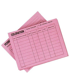 50 buc. cartonașe pentru clienți vopsit, roz, 16x12cm