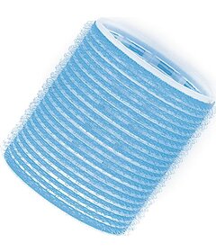 6 buc. bigudiuri velcro 56mm, albastre