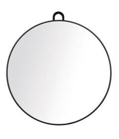 Sibel LUNA zrkadlo 28cm, čierne