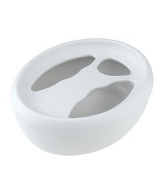 Sibel Bol pentru manichiură ovală, albă