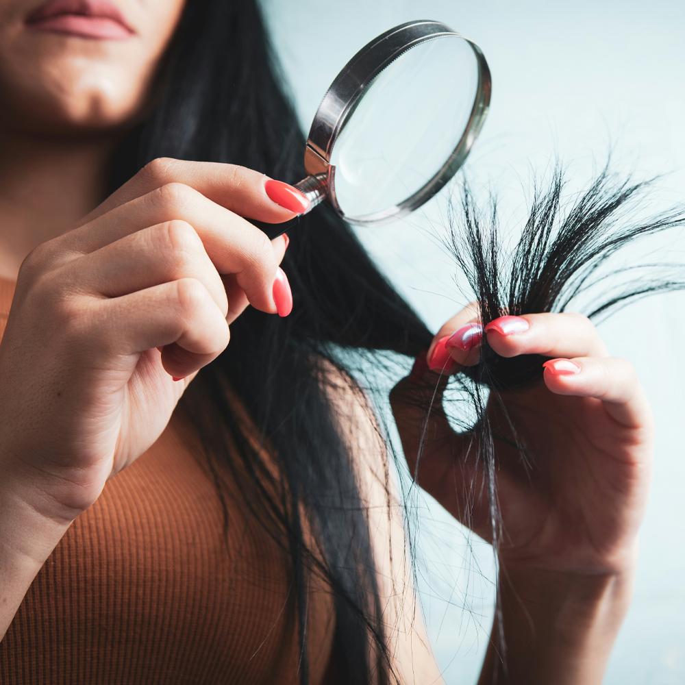 Examinarea părului cu lupa - diagnosticarea părului deteriorat